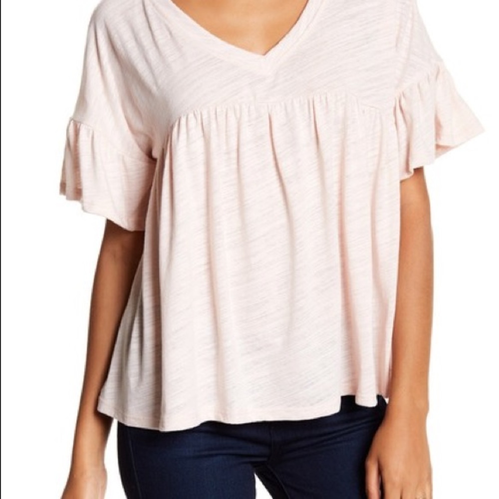 Light Pink Babydoll Top